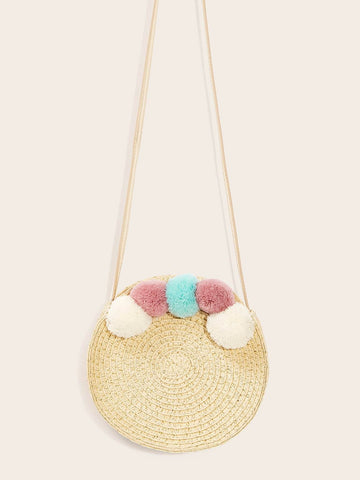 Pom Pom Beach Bag