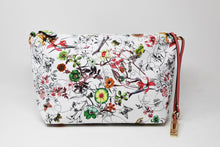 Load image into Gallery viewer, White Floral Leather Crossbody Handbag | Exclusive | Stylish Hanging Bags | Faux Leather | Sling Bag