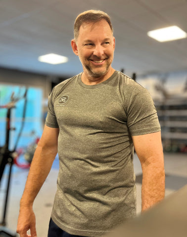 The Active Graphite Workout T-Shirt from Second Skinz