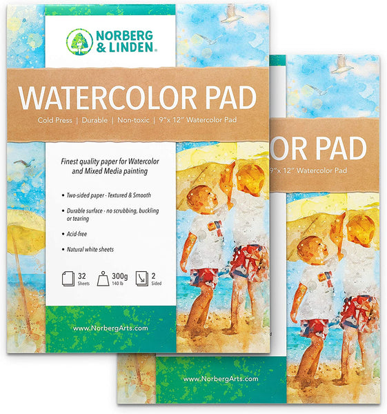 Watercolor Palette Norberg & Linden LG Water Color Paint Set - 36