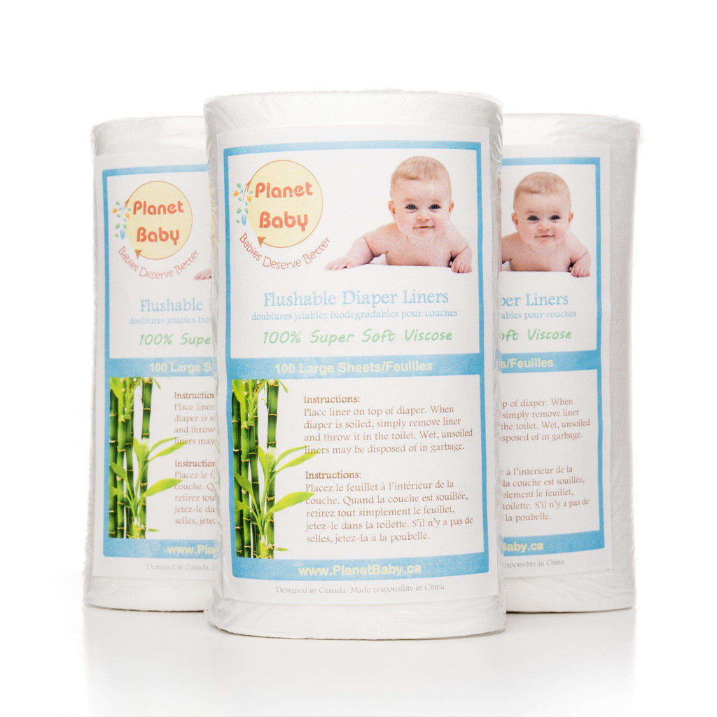 flushable diaper liners