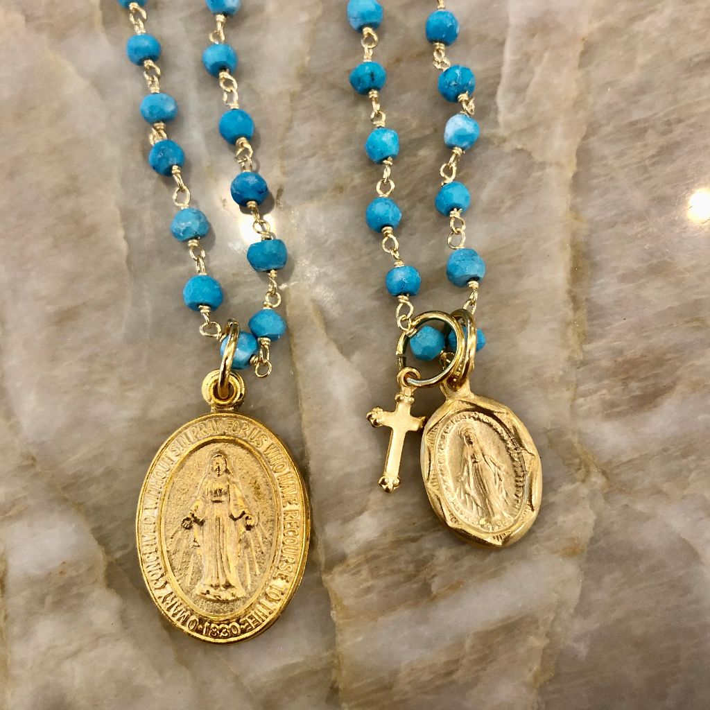 virgin mary locket