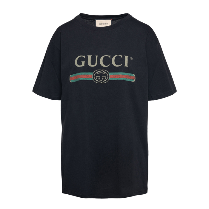 gucci tee logo