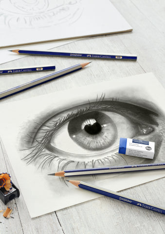 Goldfaber Graphite Color Pencils and sketch