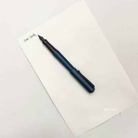 Letter to Santa with pen