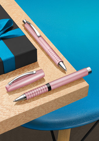 Two pink pens with gift box