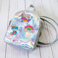 Big Gem Diamond Painting Stickers on Backpack 