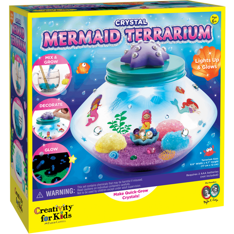 Crystal Mermaid Terrarium Kit by Creativity for Kids