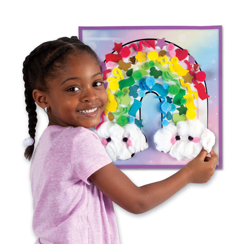 Child with Sticky Wall Art craft