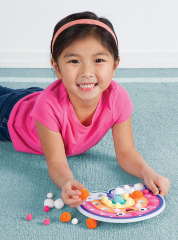 Child with Pom Pom Pictures