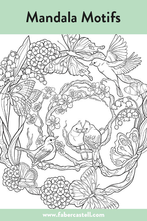 Download Coloring Pages For Adults Free Printables Faber Castell Usa