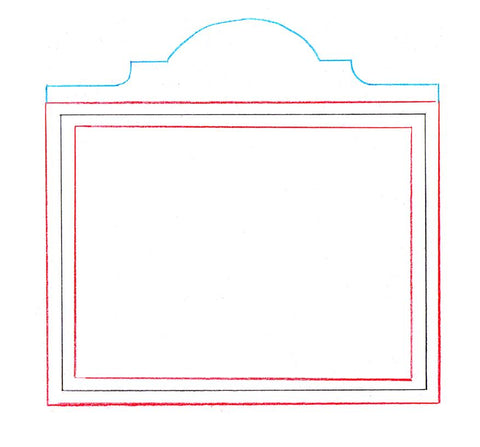 Traced box frame