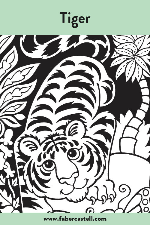 Tiger Coloring Page