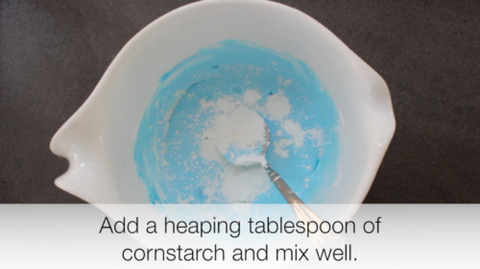 Add cornstarch to mix