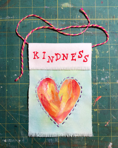 Earth day kindness flag