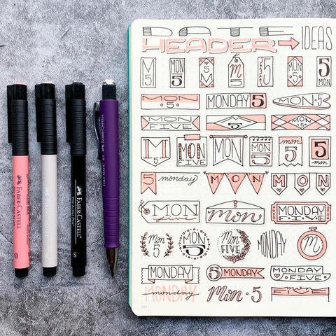 Bullet Journal Tutorial: Using Other Mediums – Faber-Castell USA