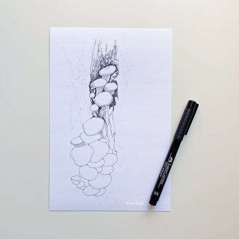 Sketch on paper with Pitt Artist Pen