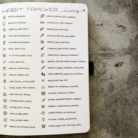 Better Habits with a Habit Tracker: Bullet Journal Habit Trackers