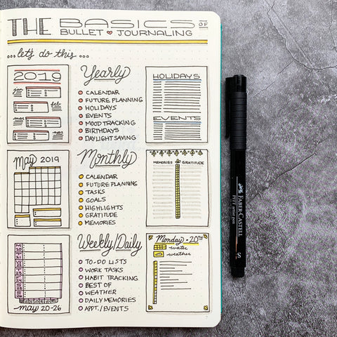 Bullet Journaling® Series Part 2: Getting Started with your Bullet Jou –  Faber-Castell USA