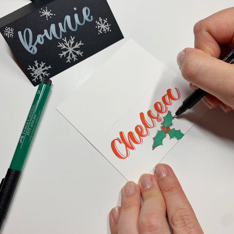 Hand Lettered Place Card