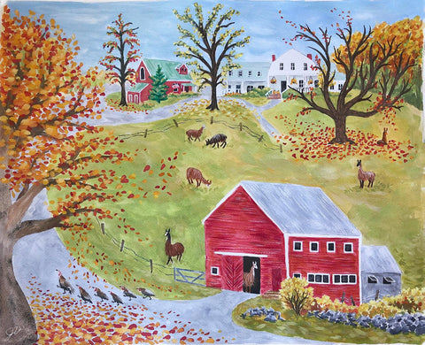 Online Class: Fall Tree with FolkArt Acrylics