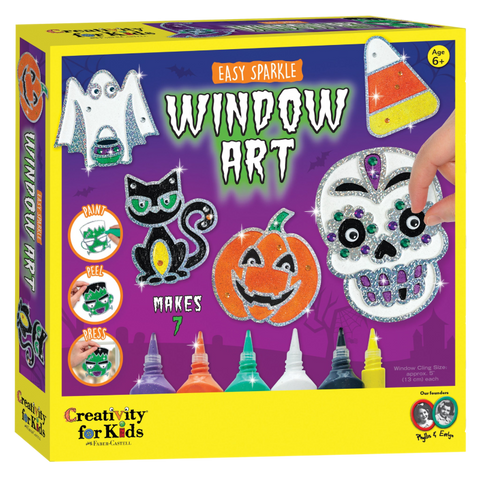 Halloween Easy Sparkle Window Art kit
