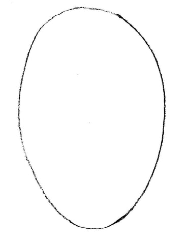 An oval sketch