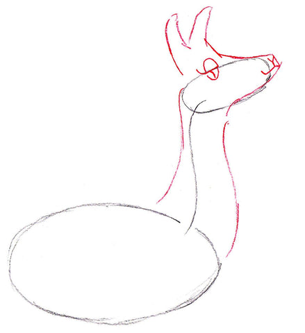 Llama sketch