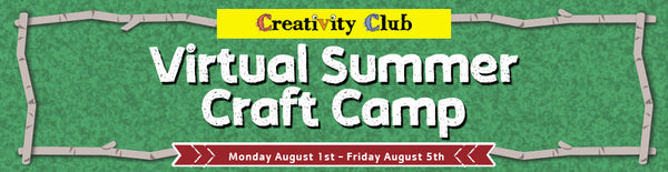 Virtual Summer Craft Camp Banner