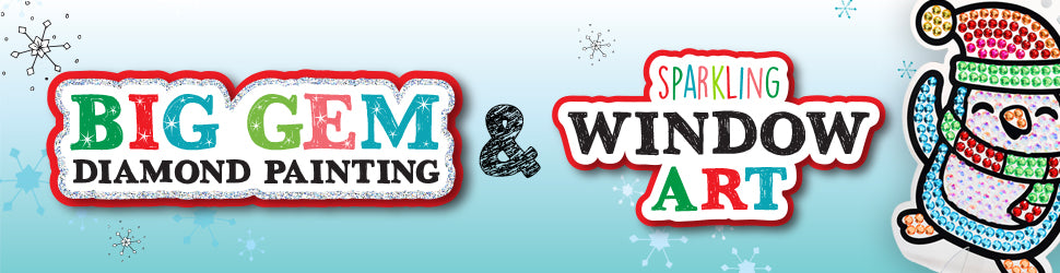 Holiday Diamond Painting and Window Art Class Banner