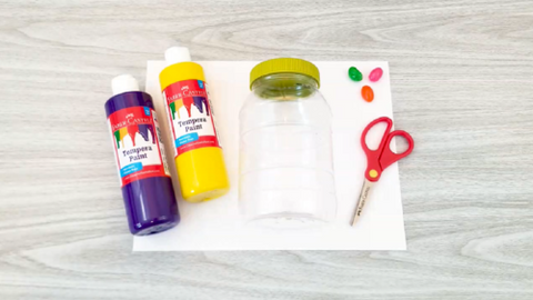 Paint Splatter Easter Egg Craft Supplies