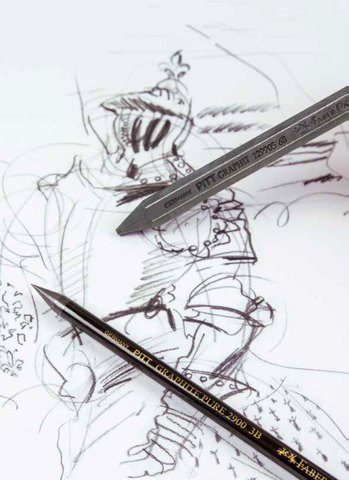 Pitt Graphite pencil, crayon, and sketch