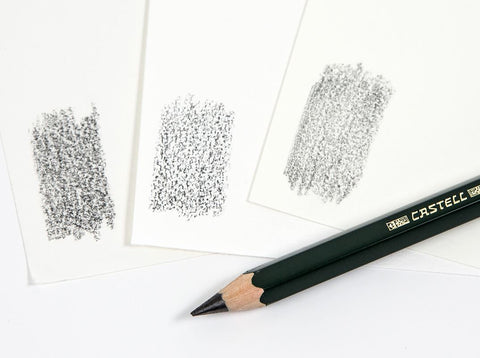 Graphite pencil with paper