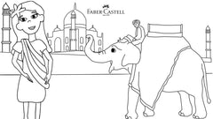 Children of the World Coloring Page - Tamani India