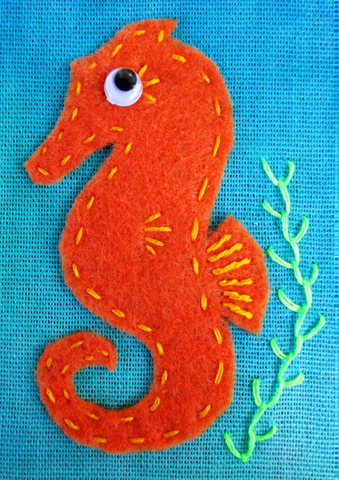 Sea Horse Trading Card