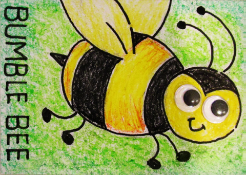 Bee trading card