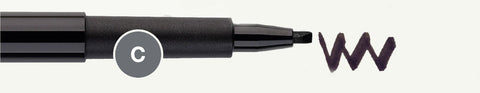 Pitt Artist Pen calligraphy nib