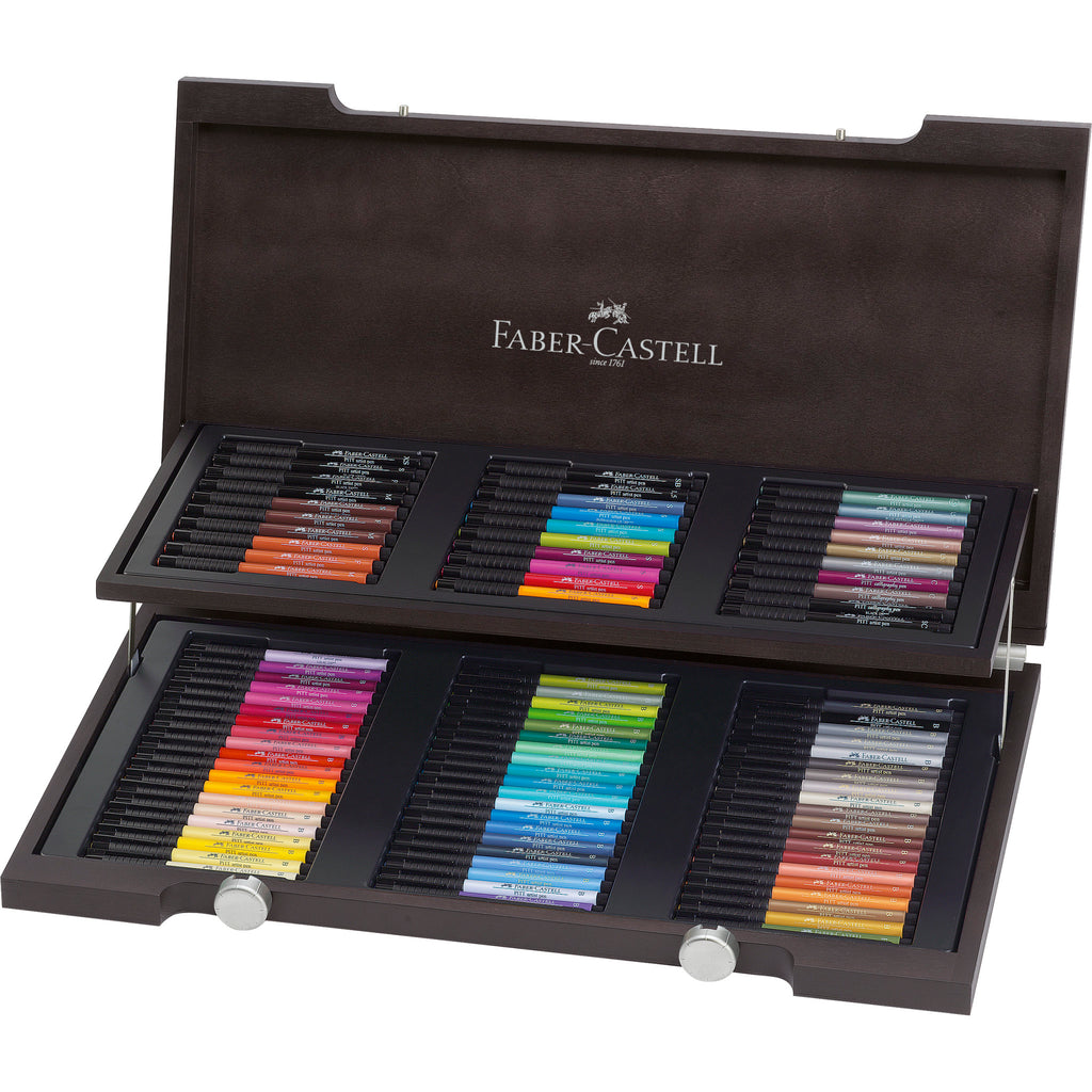 Faber-Castell -Â Mix and Match Pitt Artist Pen Writing Set Blue