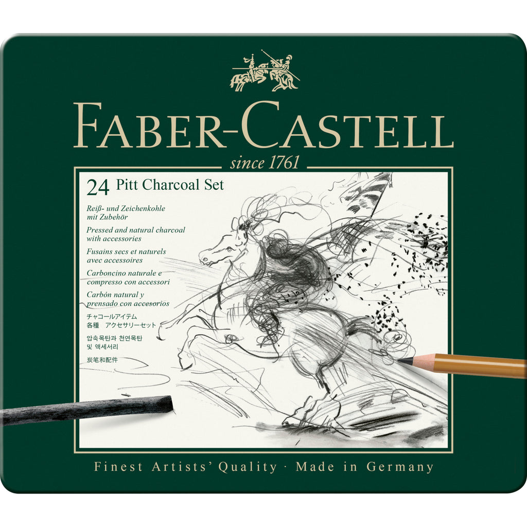 Artemia - Belle arti, decorazione ed hobby - FC117530 - ASTUCCIO  ARROTOLABILE IN PELLE SINTETICA CON 30 MATITE ACQUERELLABILI ALBRECHT DURER  E WATER BRUSH FABER CASTELL - Faber Castell