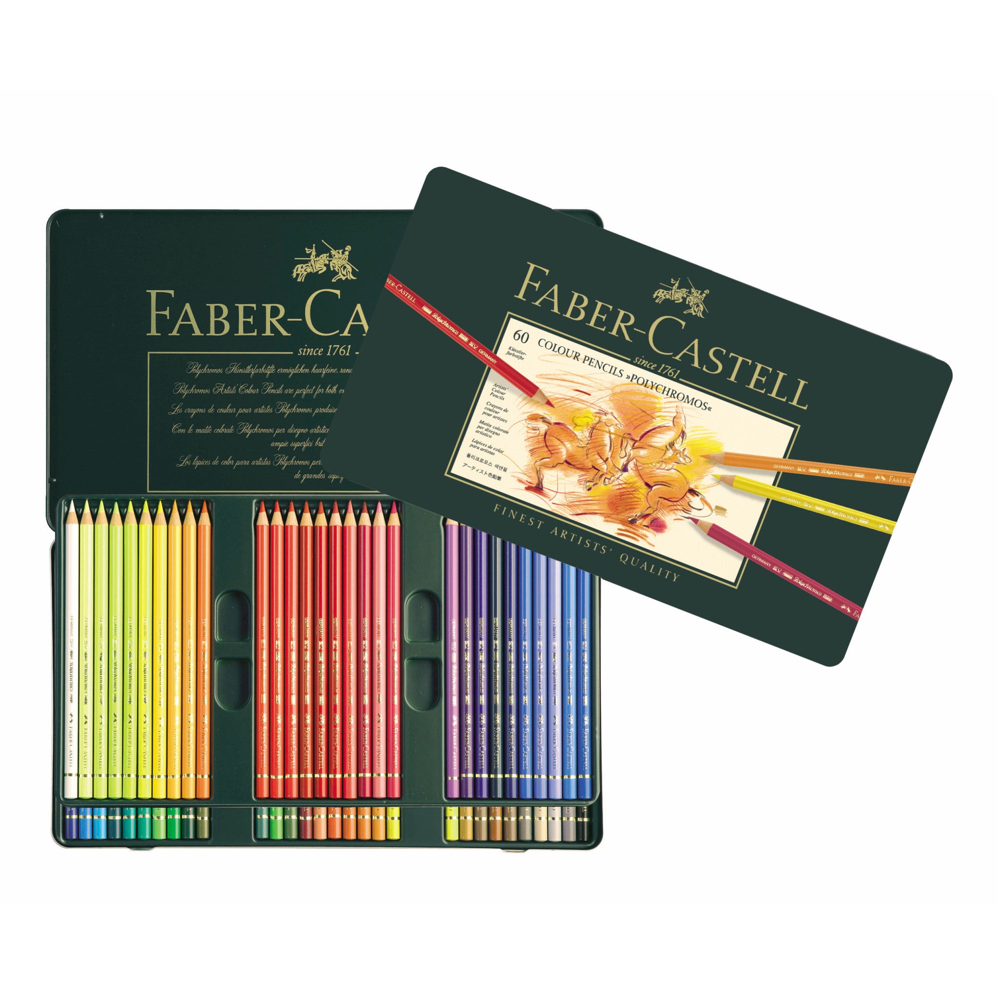 Faber Castell Polychromos 60 Colour Chart