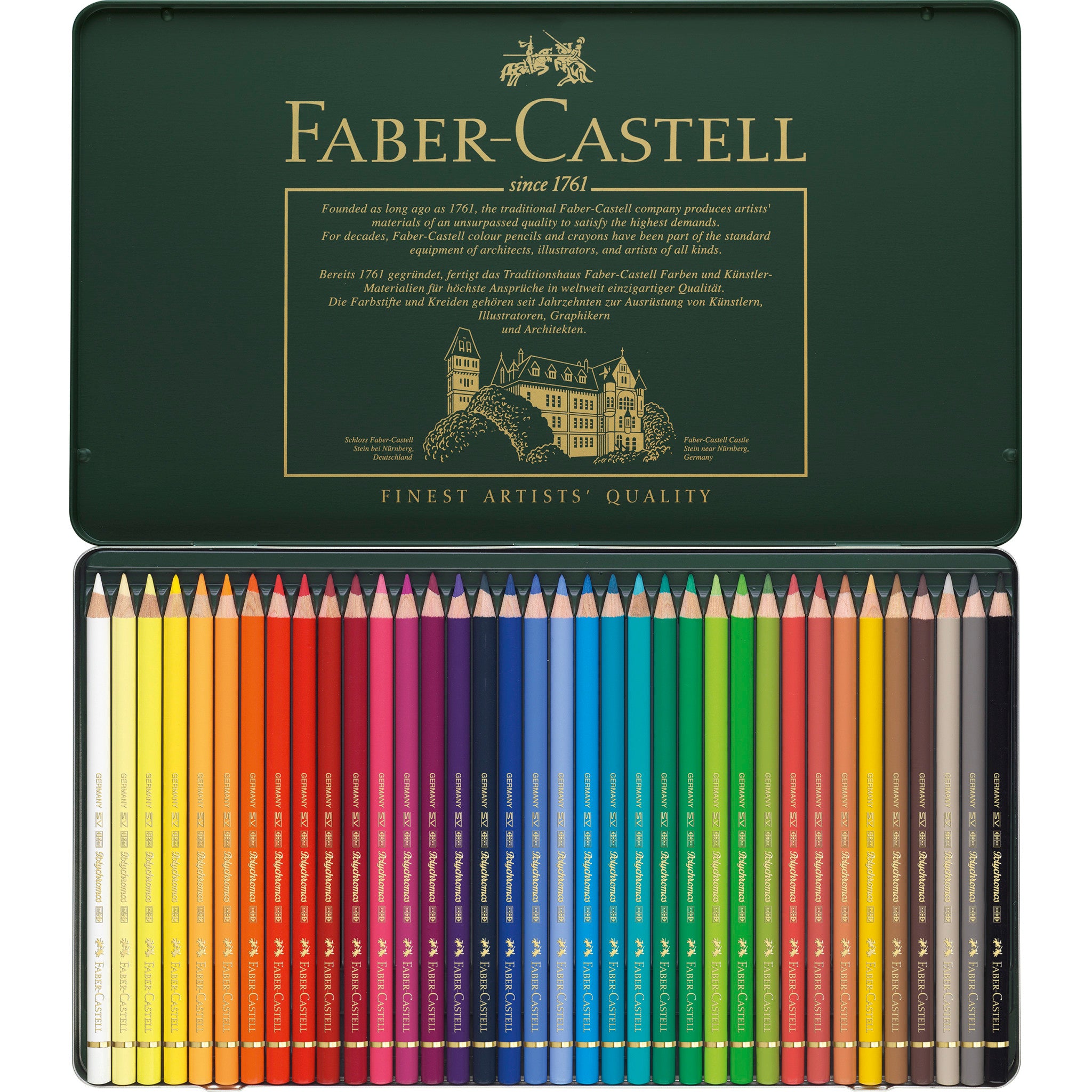 Faber Castell Polychromos Lightfast Chart