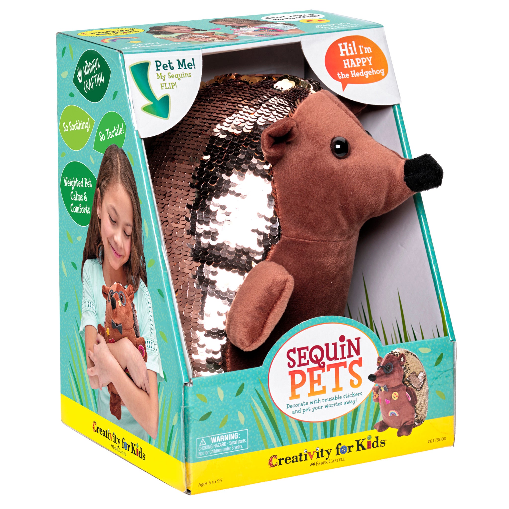 happy the hedgehog sequin pet