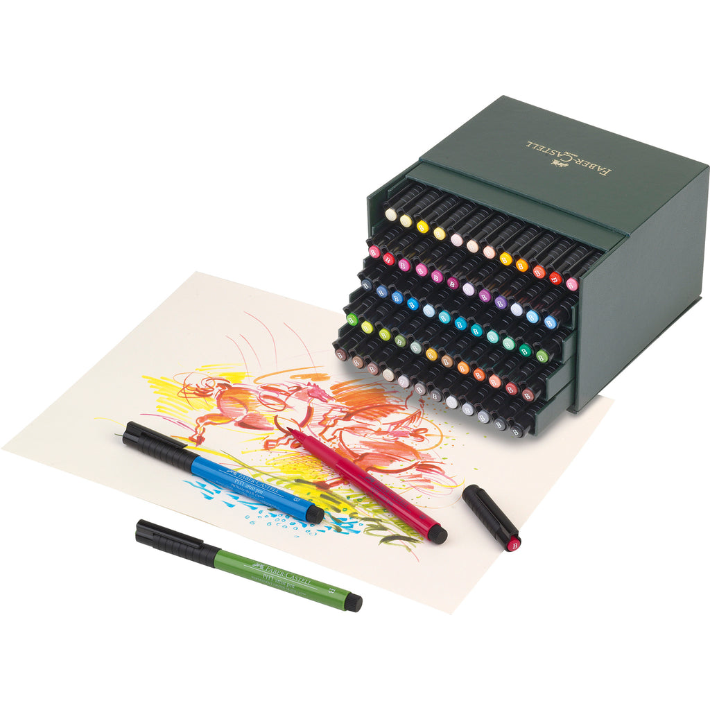 binden begroting Politiek Pen Set: Pitt Artist Pen Brush Gift Box of 60 – Faber-Castell USA