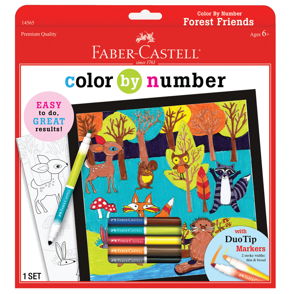 Color And Paint By Number – Faber-Castell USA