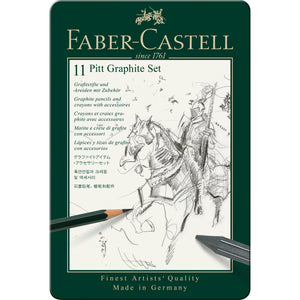 Pitt® Graphite Set - Tin of 11 - #112972 – Faber-Castell USA