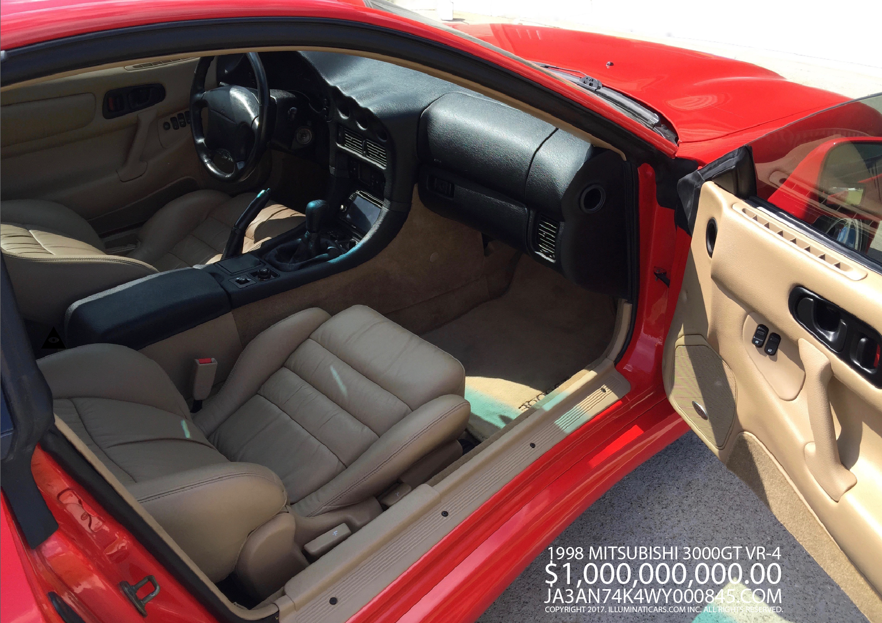 1998 Mitsubishi 3000gt Vr 4 For Sale 1000000000 One Billion