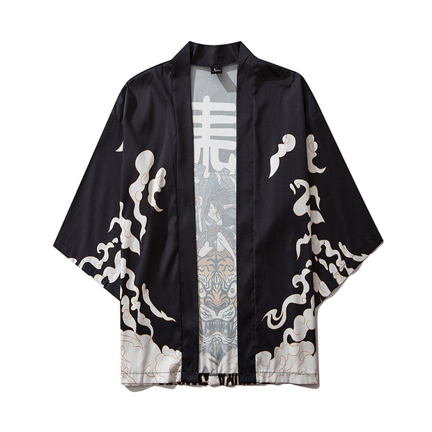 Japanese Kimono | Yankii Harajuku - Tiger – Yankii Garage JDM Clothing