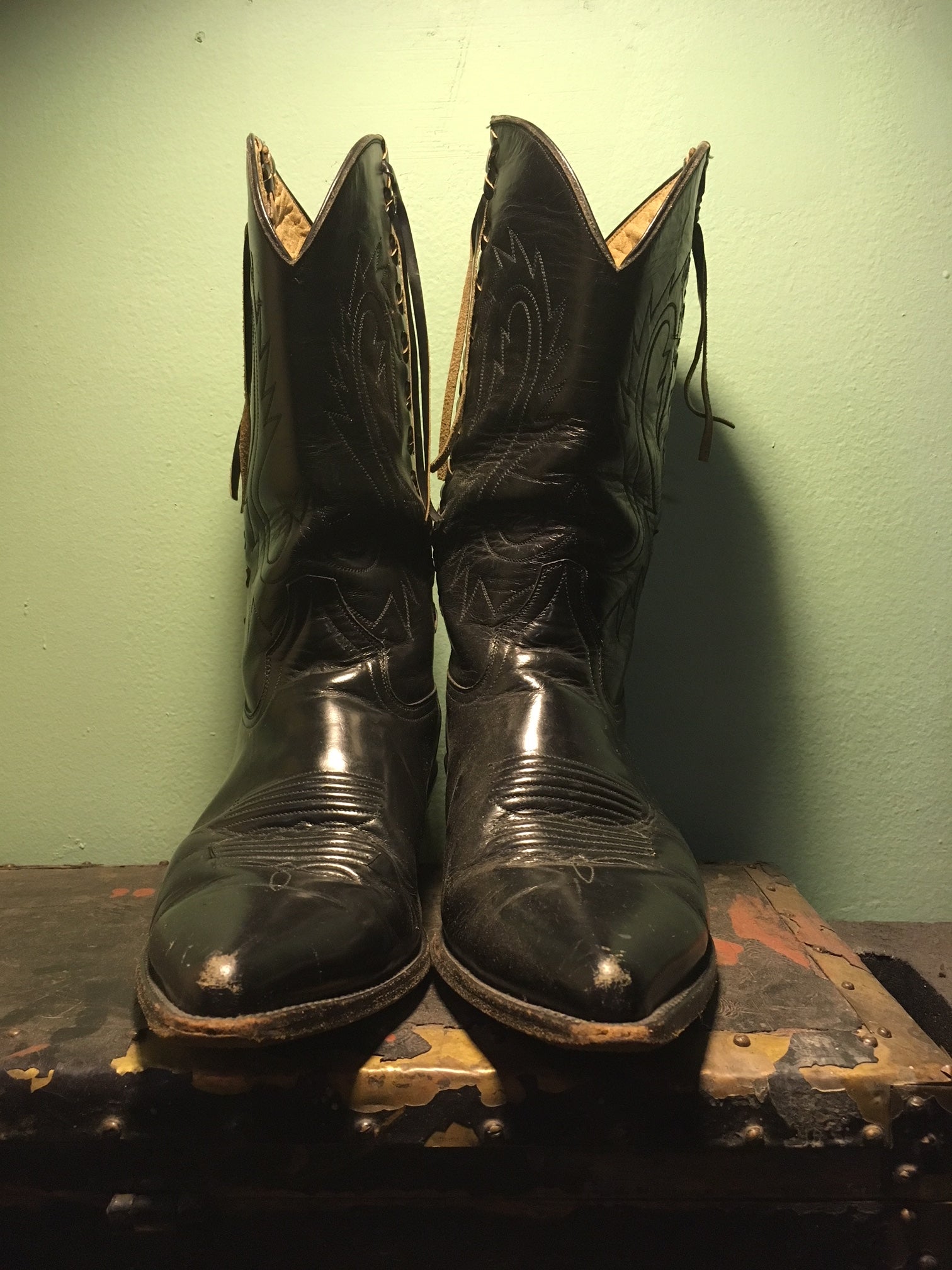 Braided Cowboy Boots (Size 9) – THE CAST