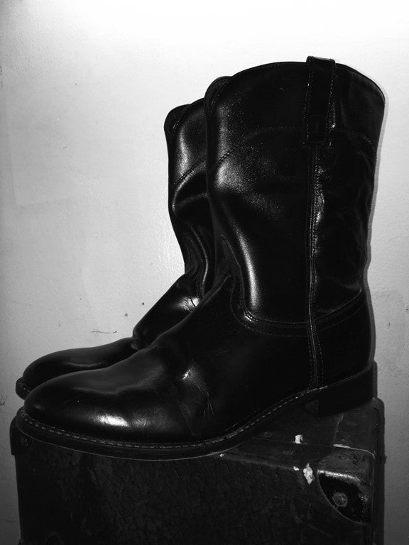 leather boots size 12
