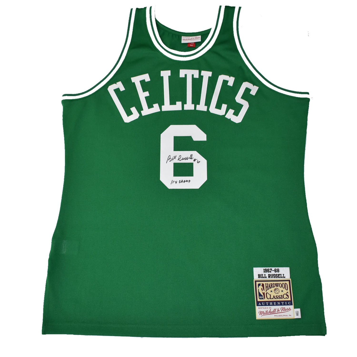 Bill Russell Autographed Authentic Mitchell & Ness NBA Jersey – Legends ...